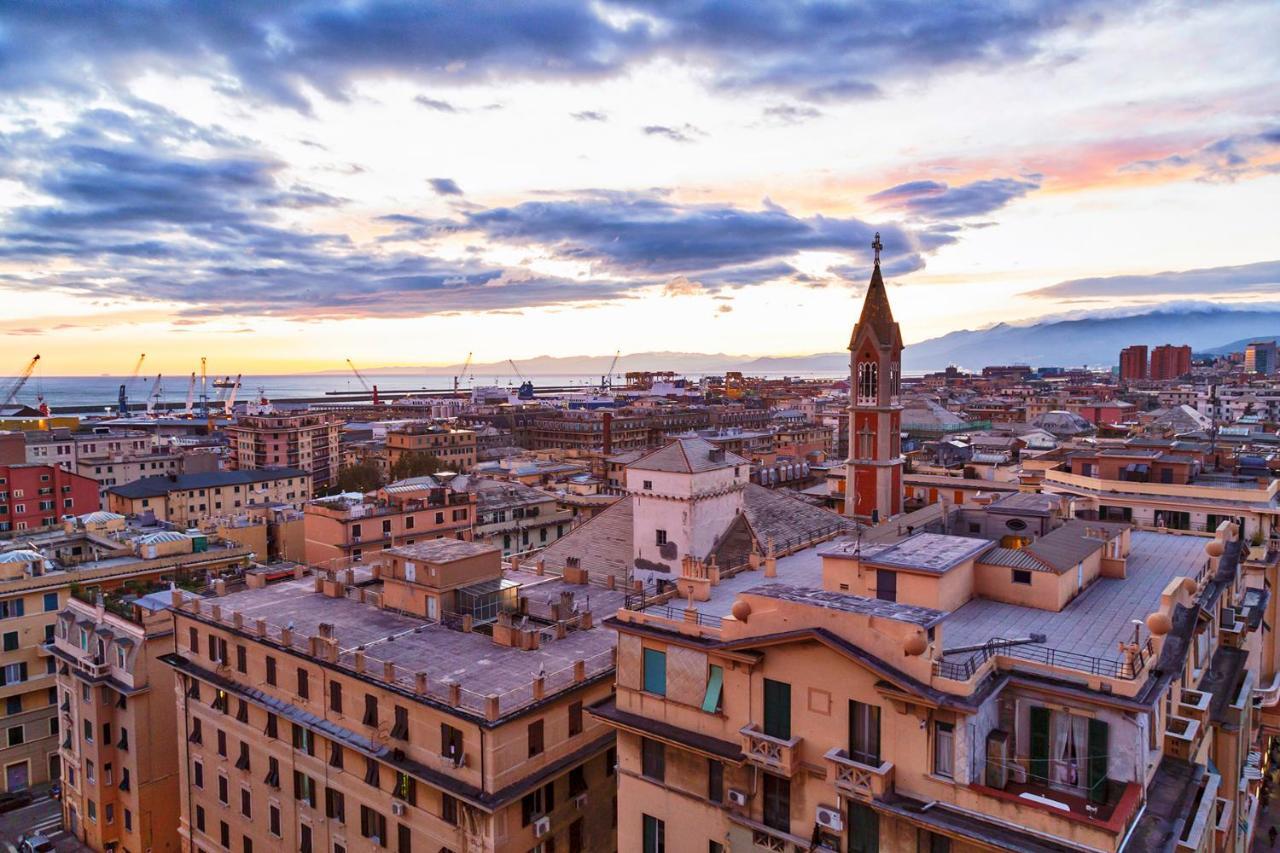 La Torre Di Dante Luxury Apartment Genua Exteriör bild